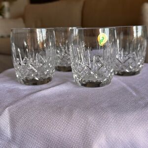 Waterford Crystal Set of 4 Tumblers Made in Ireland New.